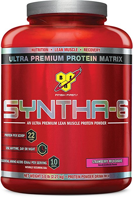 BSN Syntha-6 Whey Protein Powder (Strawberry Milkshake)