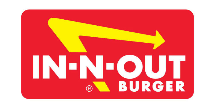 in n out burger logo